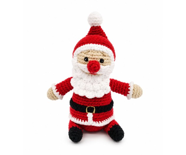 Santa baby rattle